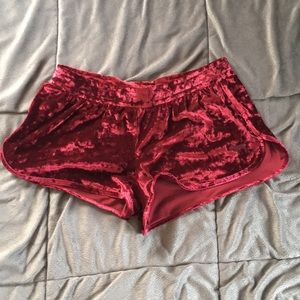 PINK Velvet Shorts